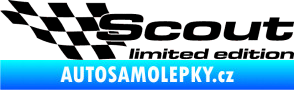 Samolepka Scout limited edition levá černá