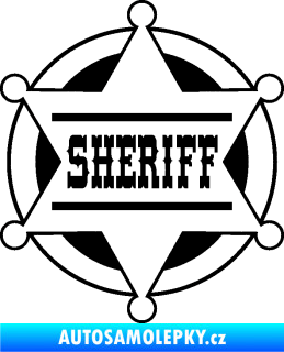 Samolepka Sheriff 004 černá
