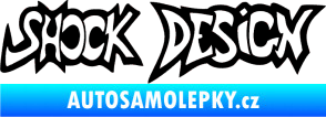 Samolepka Shock design černá