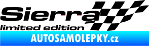 Samolepka Sierra limited edition pravá černá