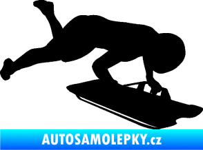 Samolepka Skeleton 002 pravá černá