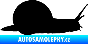 Samolepka Šnek 001 pravá černá