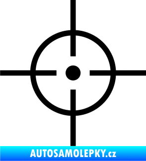 Samolepka Sniper černá