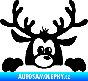 Samolepka Sob 002 pravá vykukuje černá