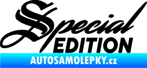 Samolepka Special edition 004 černá