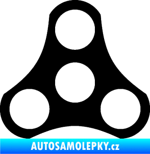 Samolepka Spinner černá