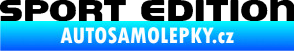 Samolepka Sport edition 002 nápis černá