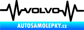 Samolepka Srdeční tep 020 volvo černá