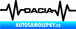 Samolepka Srdeční tep 044 levá Dacia černá