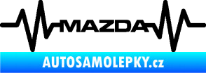 Samolepka Srdeční tep 059 Mazda černá