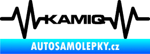 Samolepka Srdeční tep 067 Kamiq černá