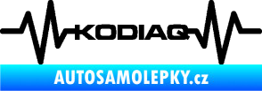 Samolepka Srdeční tep 071 Kodiaq černá