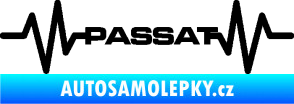 Samolepka Srdeční tep 076 Volkswagen Passat černá