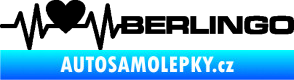 Samolepka Srdeční tep 092 pravá Berlingo Citroen černá