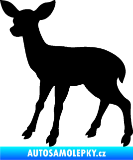Samolepka Srneček 001 levá černá