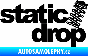 Samolepka Static drop 001 JDM styl černá