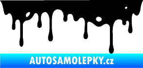 Samolepka Stékající skvrna 004 pravá černá