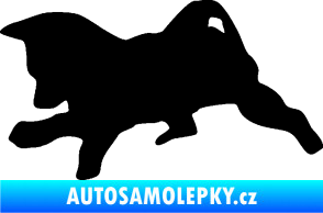 Samolepka Štěňátko 002 levá německý ovčák černá