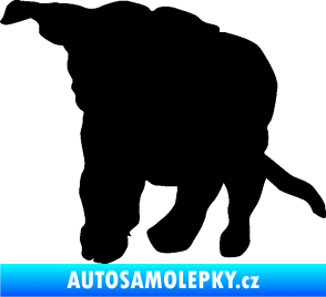 Samolepka Štěňátko 003 levá černá
