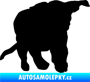 Samolepka Štěňátko 003 pravá černá