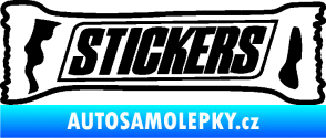 Samolepka Stickers nápis černá