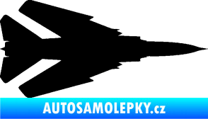 Samolepka Stíhací letoun 007 pravá MIG černá