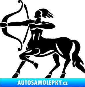Samolepka Střelec 005 levá černá