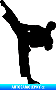 Samolepka Taekwondo 002 levá černá