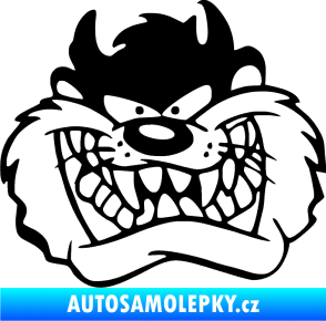 Samolepka Tazman zubatej levá černá