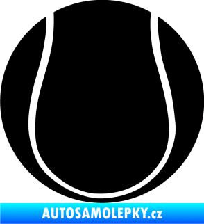 Samolepka Tenisový míček černá