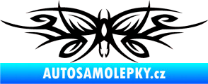 Samolepka Tetování 111 motýl černá