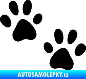 Samolepka Tlapky 011 černá