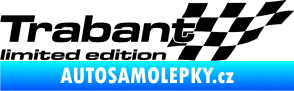 Samolepka Trabant limited edition pravá černá