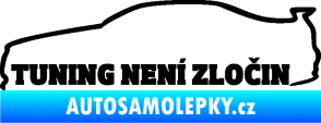 Samolepka Tuning není zločin 001 černá
