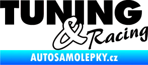 Samolepka Tuning racing 001 černá