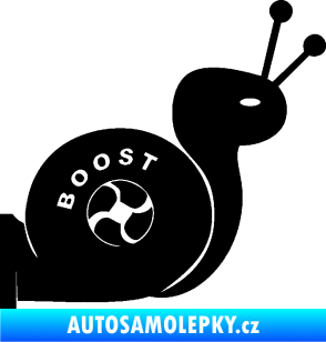 Samolepka Turbo šnek 003 pravá černá