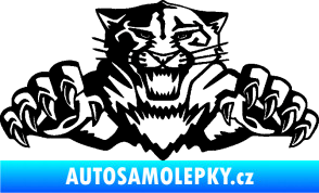 Samolepka Tygr 003 černá