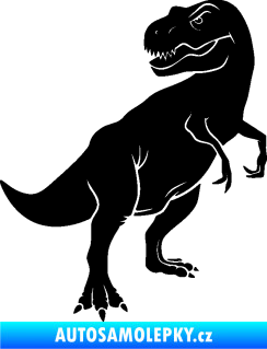 Samolepka Tyrannosaurus Rex 004 pravá černá