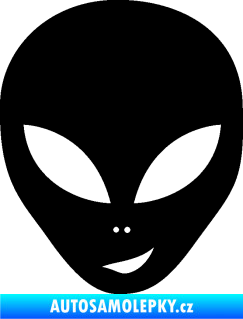 Samolepka UFO 003 pravá černá