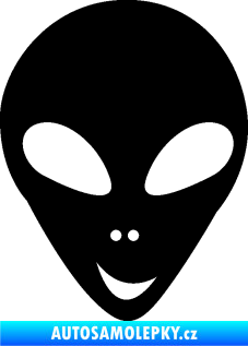 Samolepka UFO 004 pravá černá