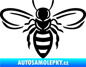 Samolepka Včela 002 černá