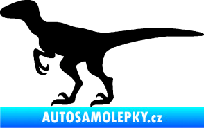 Samolepka Velociraptor 001 levá černá