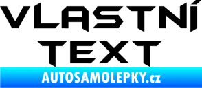 Samolepka Vlastní text - Batman černá