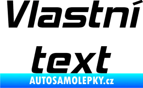 Samolepka Vlastní text - Hemi Head černá
