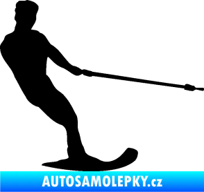 Samolepka Vodní lyže 003 pravá černá