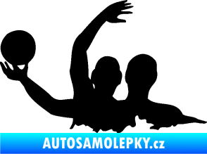Samolepka Vodní pólo 001 levá černá