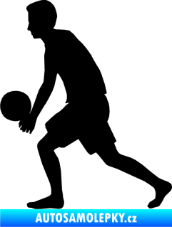 Samolepka Voleybal 014 levá černá