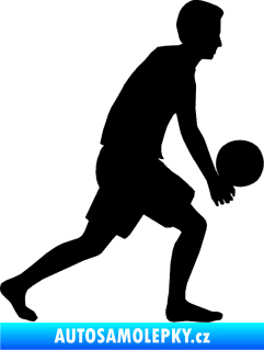 Samolepka Voleybal 014 pravá černá