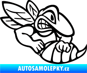 Samolepka Vosa pravá černá