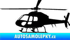Samolepka Vrtulník 007 levá helikoptéra černá